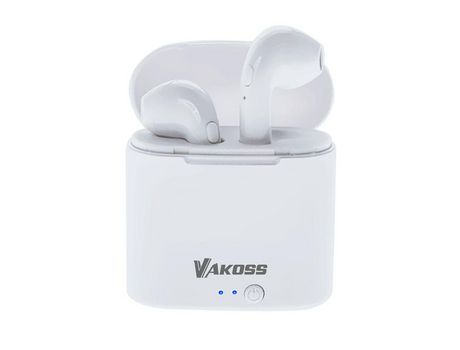 Auriculares Sem Fios Bluetooth Branco 