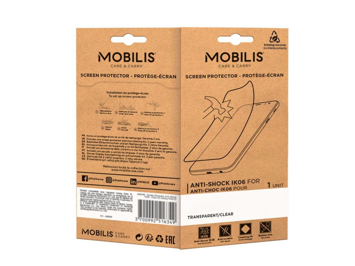 Pelicula de Vidro MOBILIS ZEBRA TC22 - TC27