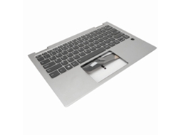 Teclado (prata, Resistente Ao Desgaste) Para Lenovo Yoga 730-13ikb Capa Do Repouso Da Palma Teclado