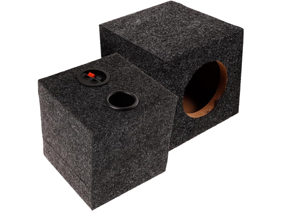 Subwoofer Automotivo De Madeira Maciça E Estável, Com Design Simples.