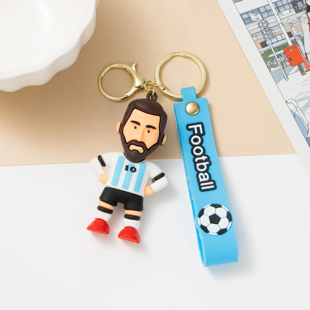 Chaveiros, Enfeites E Lembrancinhas Com Figuras De Jogadores De Futebol Em Pvc.