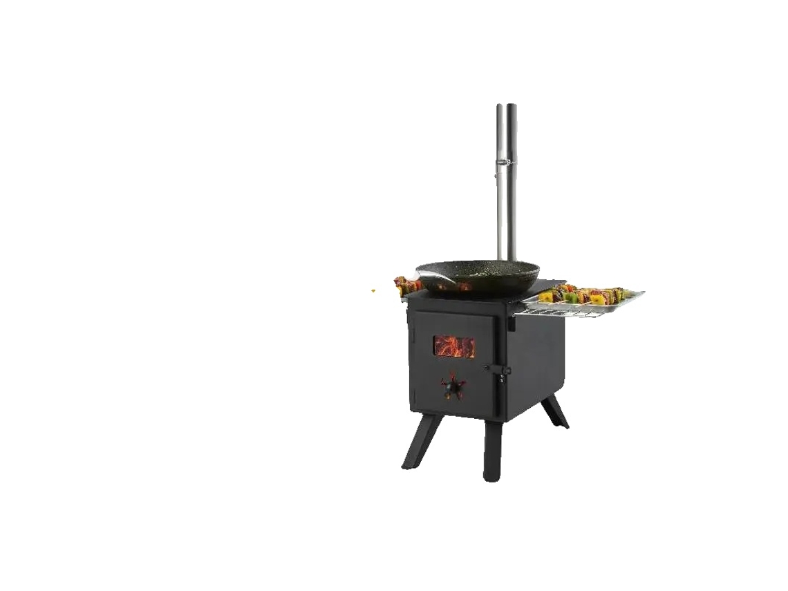 Fogão A Lenha, Fogão Portátil Para Camping, Tubos De Chaminé