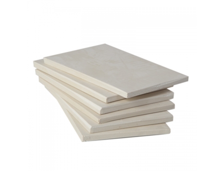 Caixa 24 pcs Espátula de borracha branca