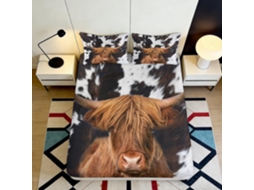 Conjunto de Cama Floral 3d Microfibra com Estampa Patc 200x25cm S/MARCA