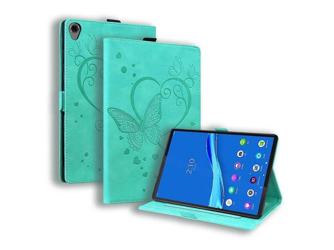 Capa De Couro Com Aba Horizontal E Estampa De Borboletas Para Lenovo Tab M8 (hd) / M8 (fhd) Tb-8505f.