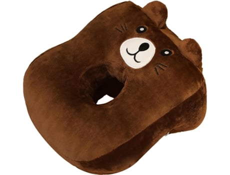 Almofada Para Cochilo Para Escritório, Almofada Macia Para Cochilo, Almofada Para Cochilo Para Mulheres, Meninas E Crianças (urso Marrom)