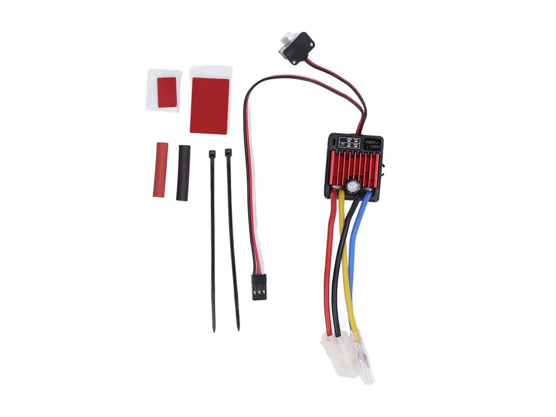 Mali controlador de Velocidade Eléctrico 60a Impermeável para Carro Rc de Escala 1/10 de Motor com Escova