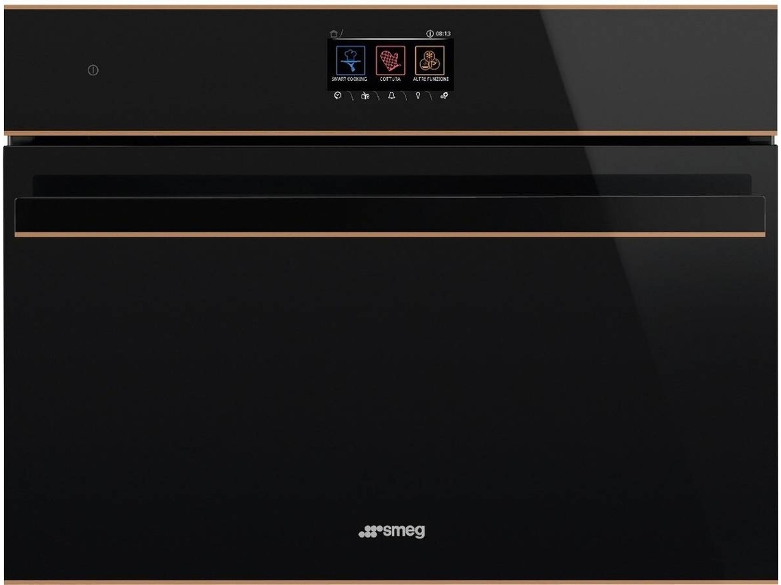 Forno a Vapor SMEG Dolce Stil Novo SO4604S4PNR (41 L - 59.7 cm - Hidrolítico - Preto)