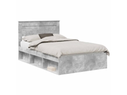 Estrutura da Cama com Cabeceira Concreto 120 X 200 Cm MAISON EXCLUSIVE