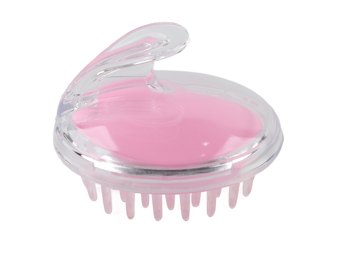 2026 Escova de Massagem Capilar para Shampoo, Massagem da Cabeça, Ferramenta de Beleza Rosa
