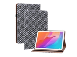 Capa De Couro Tecido Colorido Halinuia Com Suporte Para Huawei Matepad T 10s / Enjoy Tablet 2