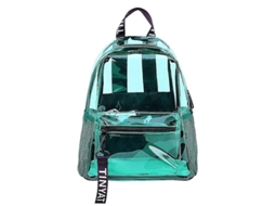 Mochila Transparente De Pvc Para Adolescentes E Mulheres Estilo Fashion Para Escola Viagens Diárias Verde