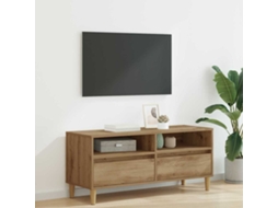 Vidaxl Gabinete Para Tv 100 X 34,5 X 44,5 Cm Carvalho Artesanal