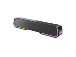Soundbar HEXINYIGJLY Rgb Gaming Bluetooth Usb e 3.5mm, Som Estéreo e Graves Potentes Preto