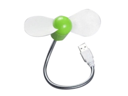 Laxiscreed Ventoinha Para Laptop Verde, Mini Serpente, Silenciosa, Flexível E Usb