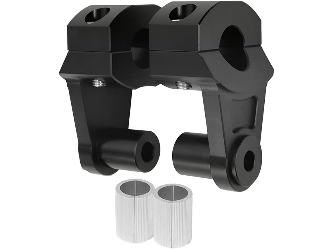 Guidão De Motocicleta 22 Mm 28 Risers Acessórios Fat Bar Manopla Zinco Alumínio