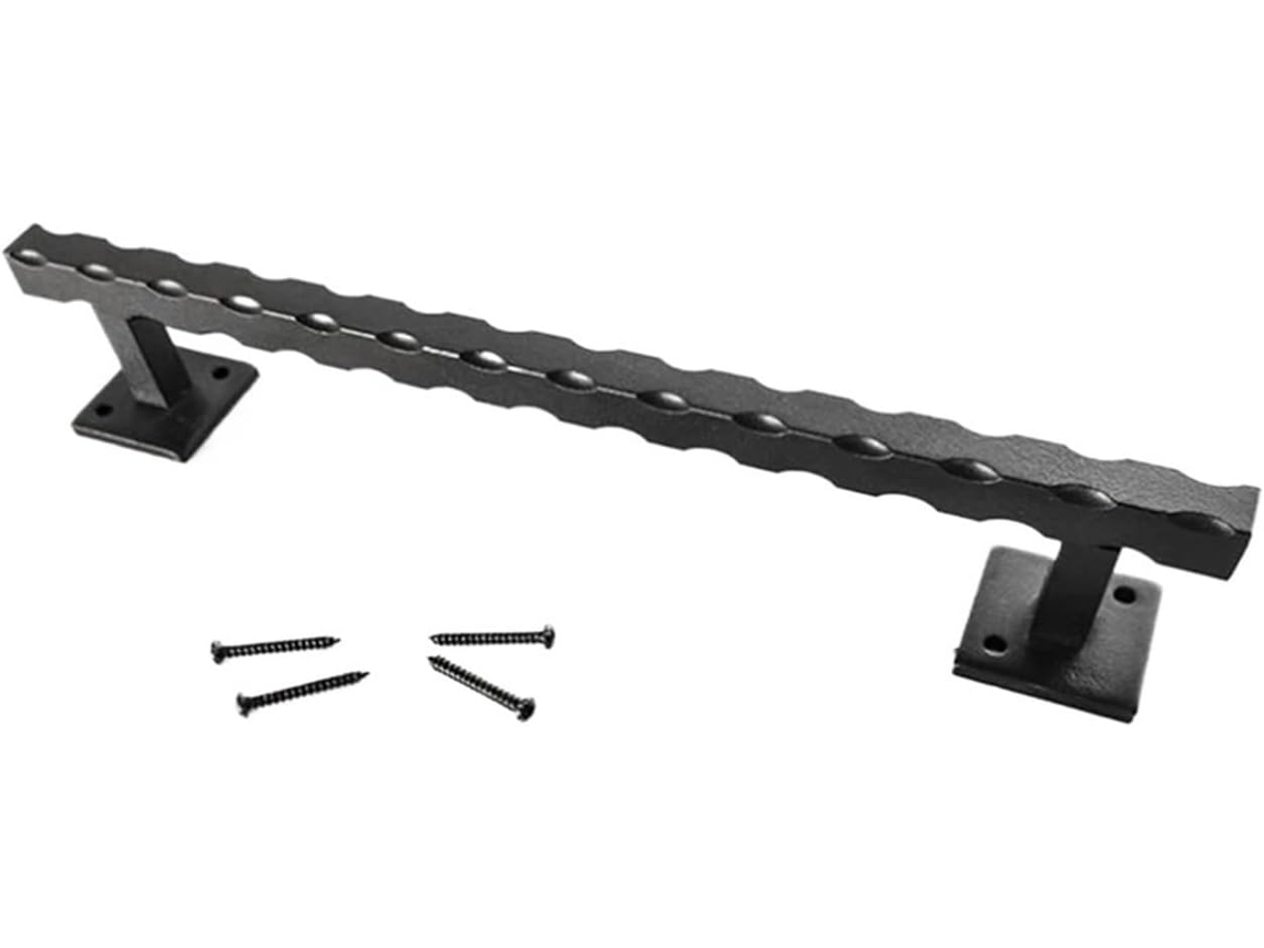 Puxador De Porta Celeiro Deslizante 30cm 12 Polegadas, Resistente, Com Design Rústico, Para Portas, Garagens, Galpões E