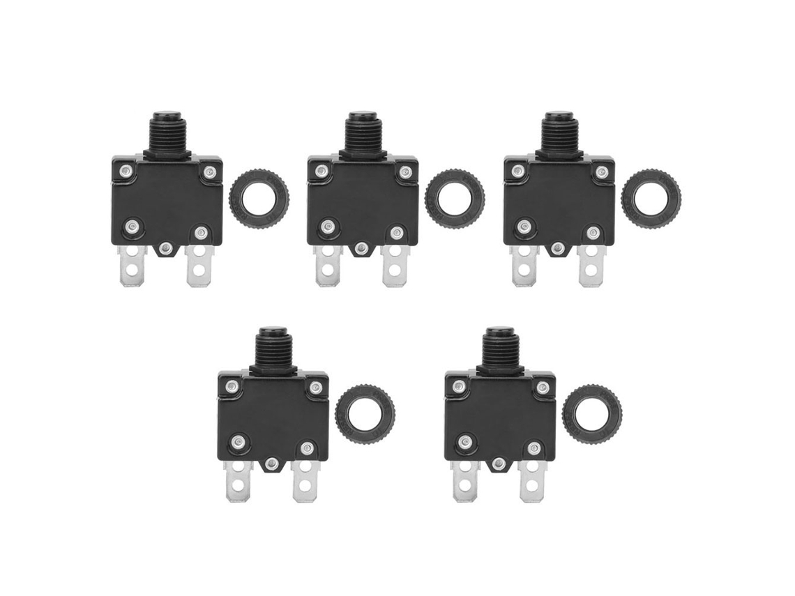 5pcs Disjuntor Compressor Ar Protector Sobrecarga Sobrecorrente 8a Chave
