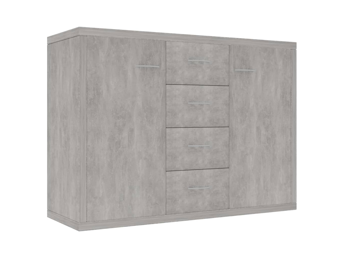 Sideboard, Sideboards Vidaxl Cinzeto Madeira Processada (n/a)
