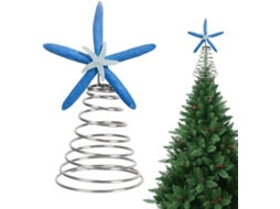 Estrelas Para O Topo Da Árvore De Natal | Acessório Decorativo Para Árvore