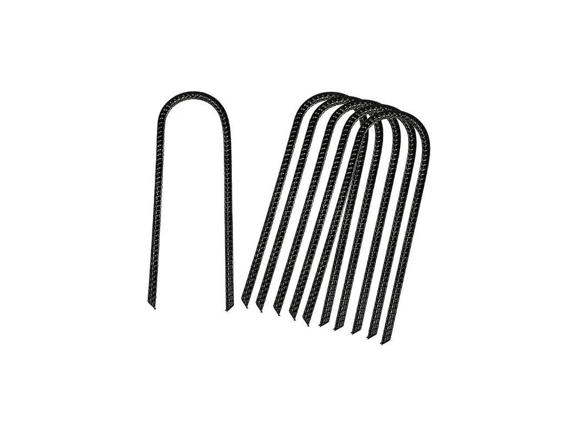 2026 8pcs Estacas em U para Trampolim Âncoras de Metal Resistentes Grampos de Fixação Pesados