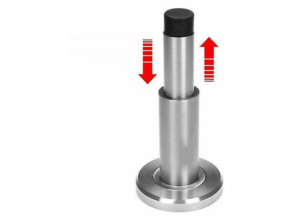 Batente De Porta Ajustável De Luxo, Reforçado E Com Acabamento Em Borracha, Fabricado Em Aço Inoxidável 304 Fundido Extra Grosso, Aquaforge
