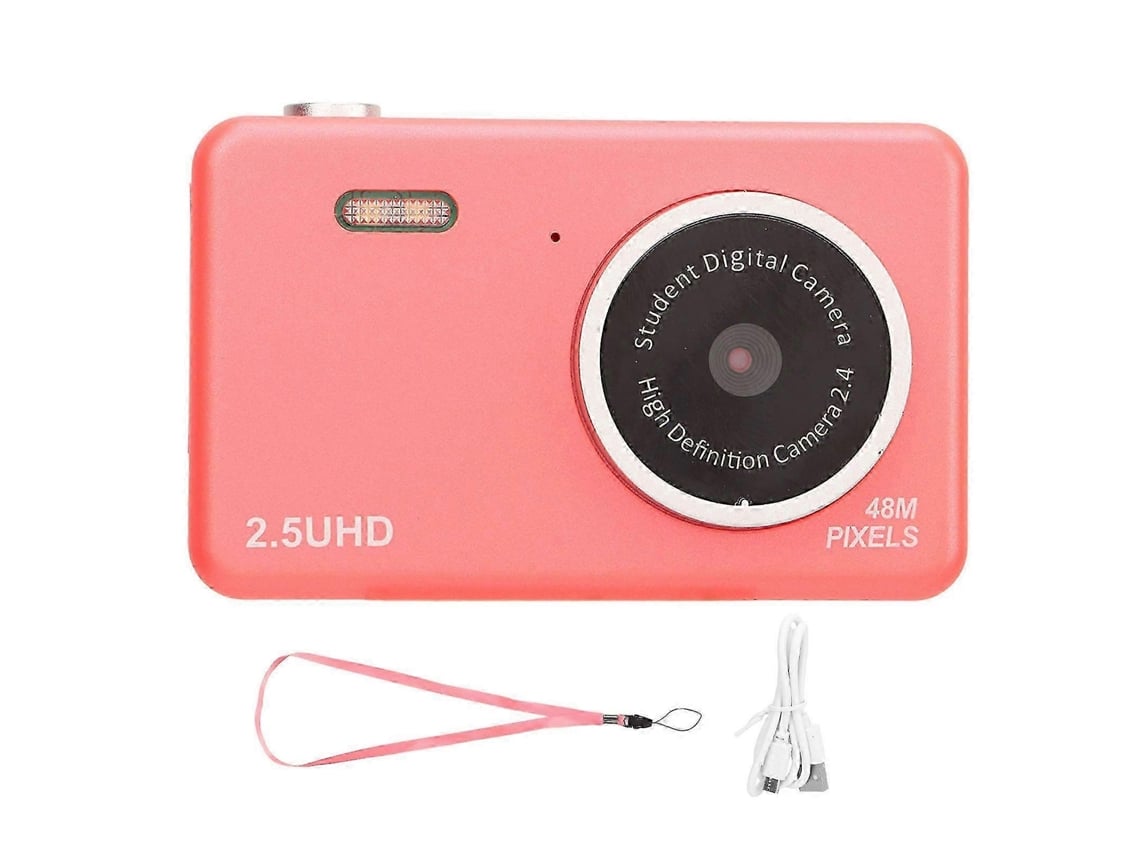 Câmara Digital Compacta Com Lente Dupla, Zoom 8x E Ecrã Ips De 2,4 Polegadas