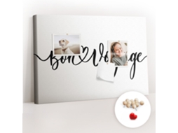 Lousa De Cortiça Inscrição "bon Voyage" Para O Quarto Das Crianças Espelharte (60x40 Cm)