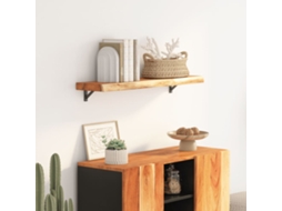 Vidaxl Prateleira De Parede Retangular 70x20x2,5 Cm Acácia Maciça