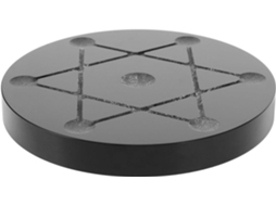 Suporte Multifuncional De Cristal Obsidiana Negra Nuobesty, Design Elegante E Textura Refinada Para Base De Estátua