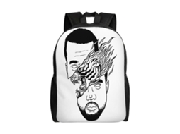 Mochila Kanye West T1415 Para Escola E Trabalho, Leve E À Prova Dágua, Mochila Estilosa Para Estudantes E Adultos. Olysi Shop