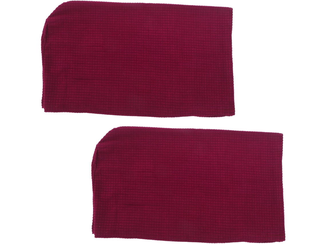 Conjunto De 2 Capas Elásticas De Tecido Para Apoio De Braço De Sofá.