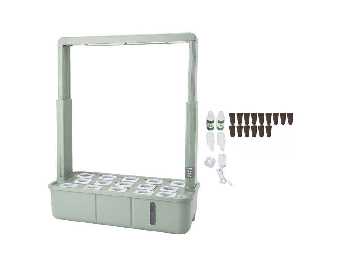 Sistema De Cultivo Hidropônico Indoor 15 Pods Luz Led