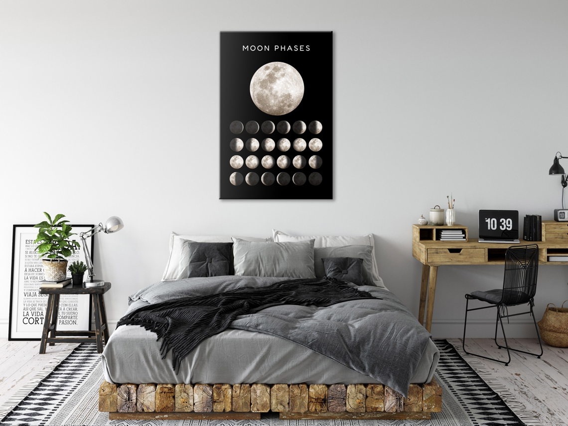 Quadro ARTGEIST Moon Phases (1 Part) Vertical (80x120)