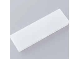 Estuche De Plástico Translúcido Mate Mini Para Lapices Y Bolígrafos Estuche Escolar Blanco