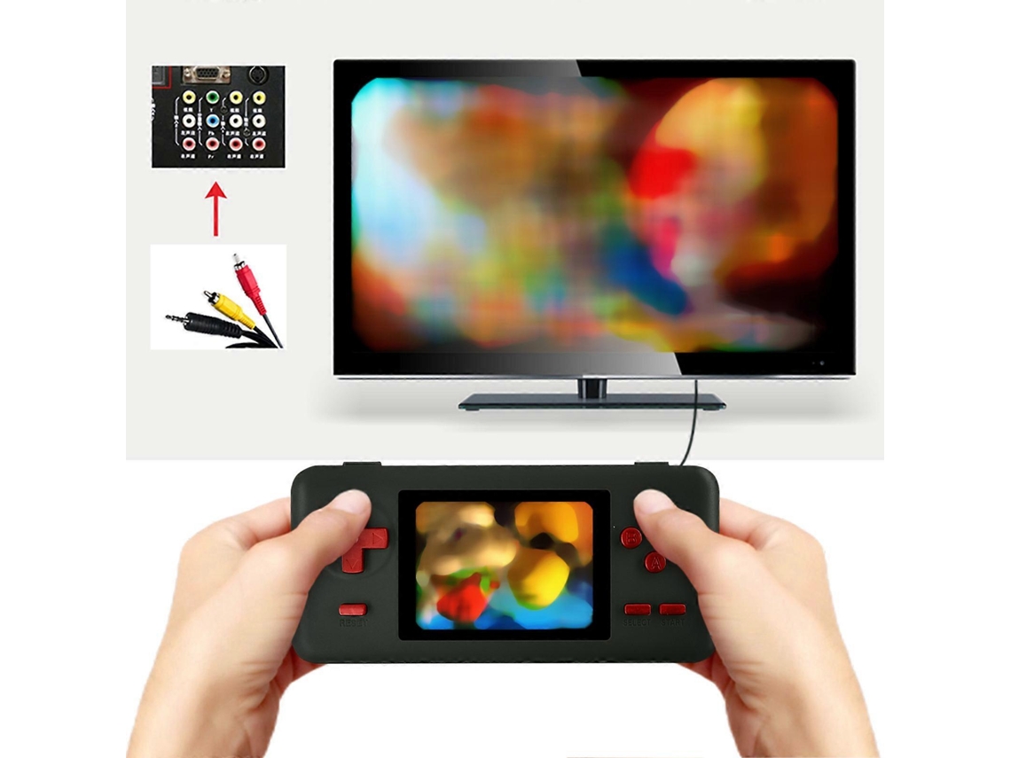 Console De Jogos Portátil De 2,8 Polegadas Com 150 Jogos Clássicos Integrados, Bateria Recarregável E Design Compacto. Hengjian