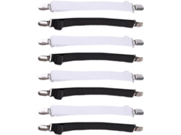 Conjunto De 8 Prendedores Colchão E Lençóis Em Nylon Resistente Para Proteção Acessórios Quarto