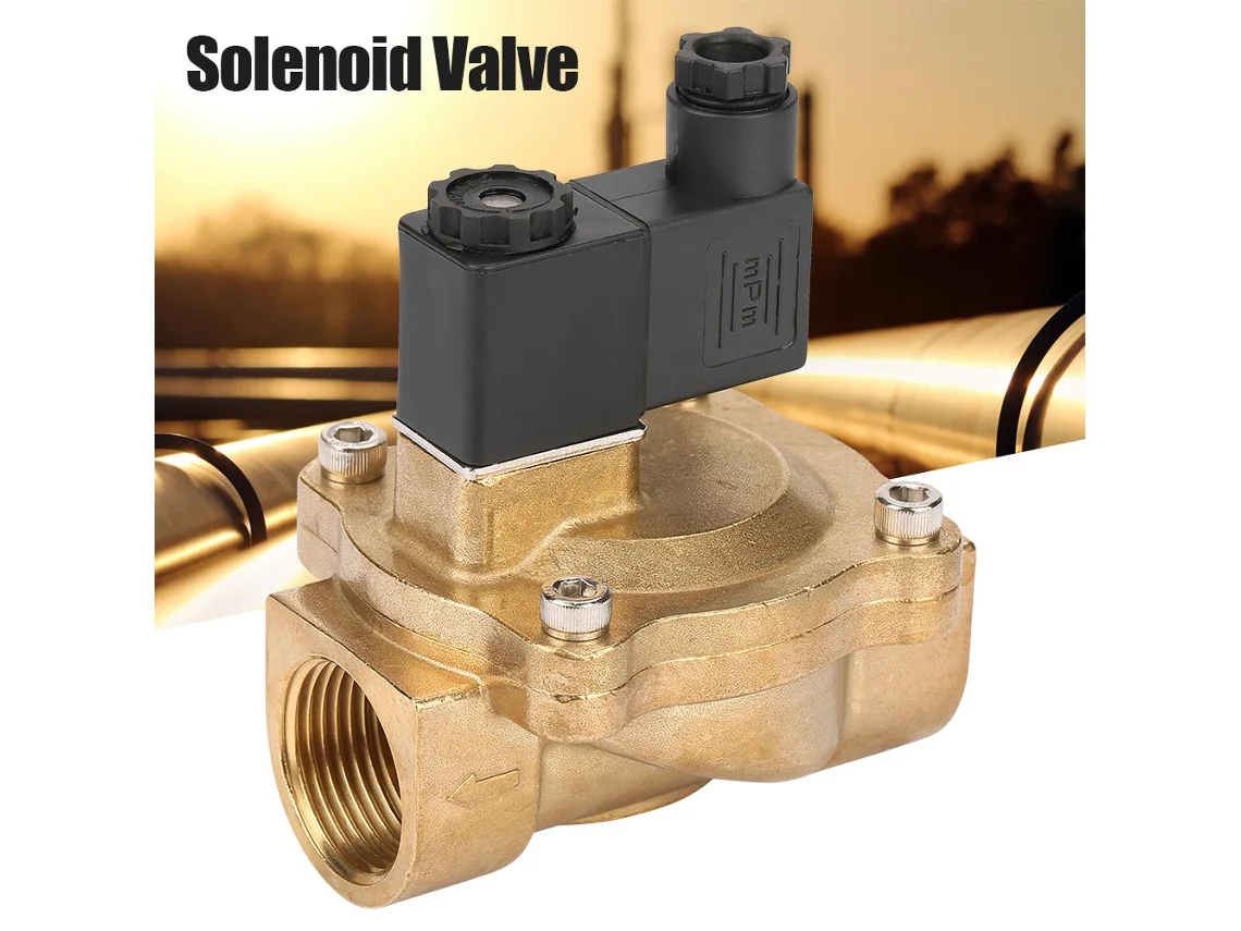 Mini válvula solenóide de plástico (controle de água e gás)