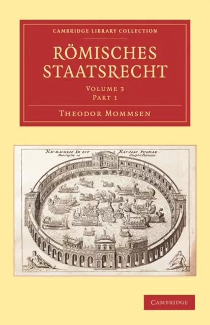 Livro Romisches Staatsrecht De Theodore Mommsen (inglês)
