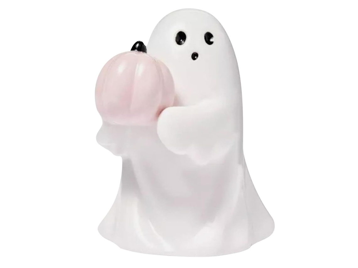 Lurelia Figura Fantasma Halloween Fofo Em Resina Branco Para Jardim, Mesa E Casa Variante 3