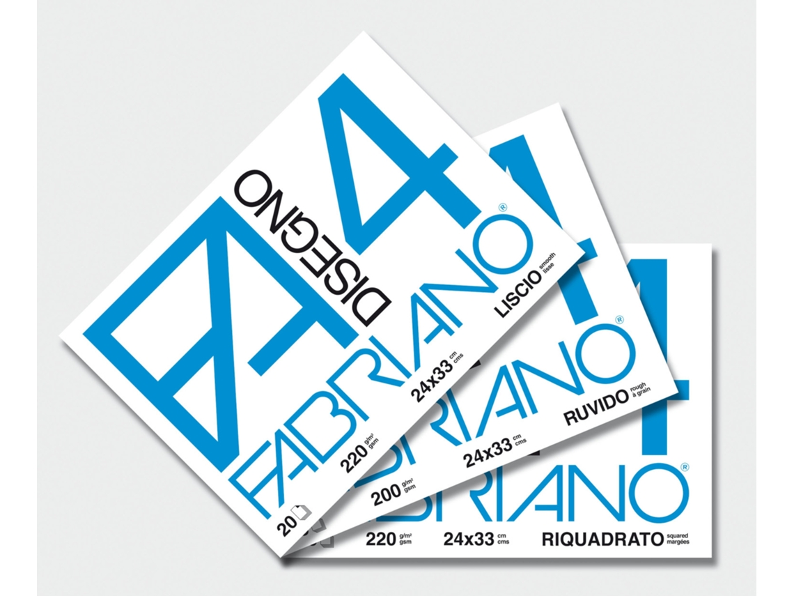 FABRIANO 8001348161479 Papel de Desenho 20 Folhas