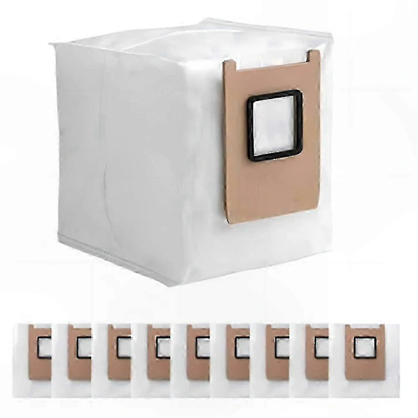 Conjunto de 10 Sacos para Aspirador de Pó Robô Eufy Omni E25/e28 BRILVIBERA (25, 26 Polegadas)