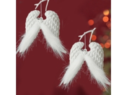 Pendentes De Decoração Para Árvores De Natal Design Asas De Anjo E Elmo
