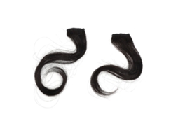 2026 2 Unidades de Flequillo Largo Onda Clip in para Mujer, Material de Fibra Resistente Al Calor, Diseño Personalizable Y Versátil