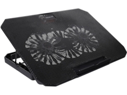 Resfriador Usb Para Computador Notebook Polegadas Suporte Em Abs Duplo Ventilador Silencioso