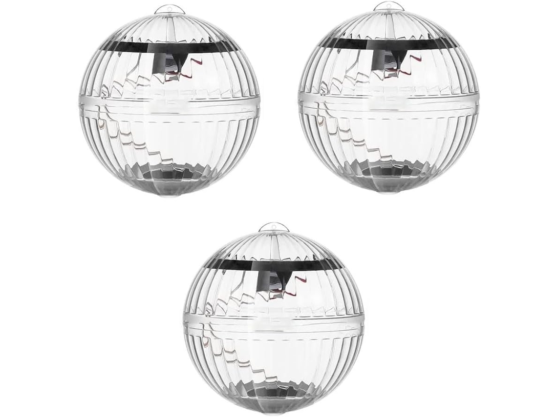 Kit Com 3 Luzes Solares Flutuantes Para Piscina, À Prova Dágua, Com Led E Mudança De Cor. Gokoco