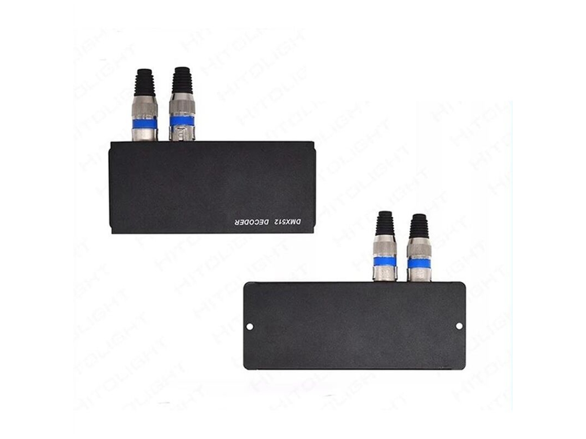 Decodificador Dmx512 Rgbw de 4 Vias para Iluminação Palco, 4 Canais X 8a, Dc12, 24v com Conector Xlr BRILVIBERA