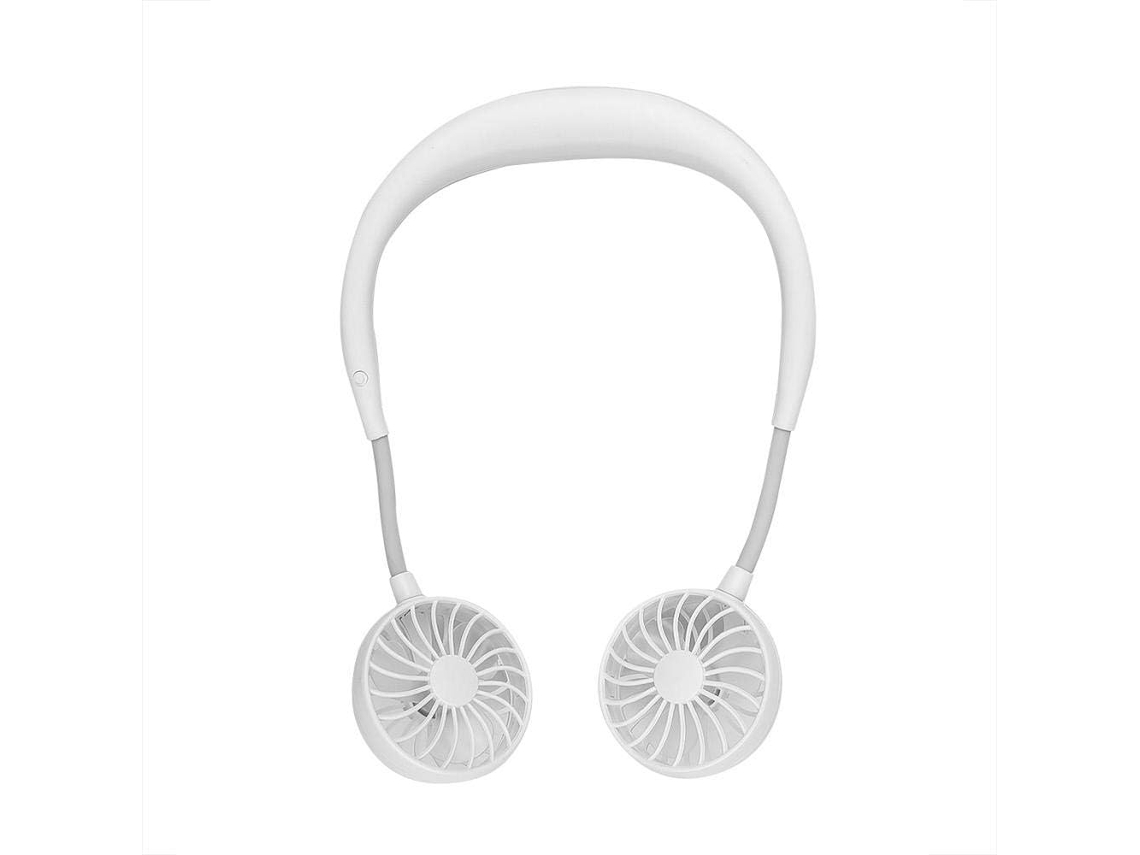 Ar USB mini ventilador de pescoço portátil, 128g, uso doméstico e externo