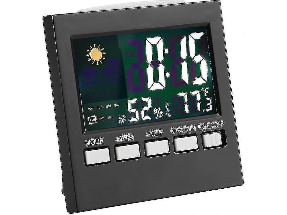 Termômetro E Higrômetro Com Indicador De Umidade, Mini Termômetro E Higrômetro Digital Com Medidor Interno/externo Para Casa E Escritório