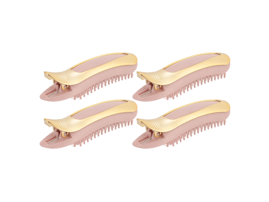 2026 4 Clips para Cabelo Volumizing Profissionais para Elevar Raízes Instantaneamente para Mulheres e Meninas Rosa
